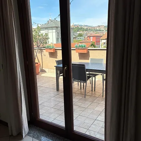 דירה The Rooftop - Terrace With View On Citta Alta